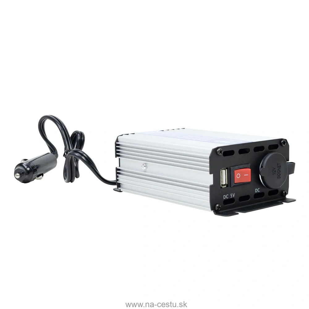 Menič napätia PNI CN15 180W, 24V-12V, 15A, USB 2.0