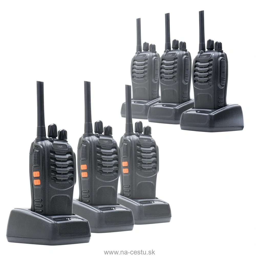 Sada 6 prenosných rádiostaníc PNI PMR R40 PRO