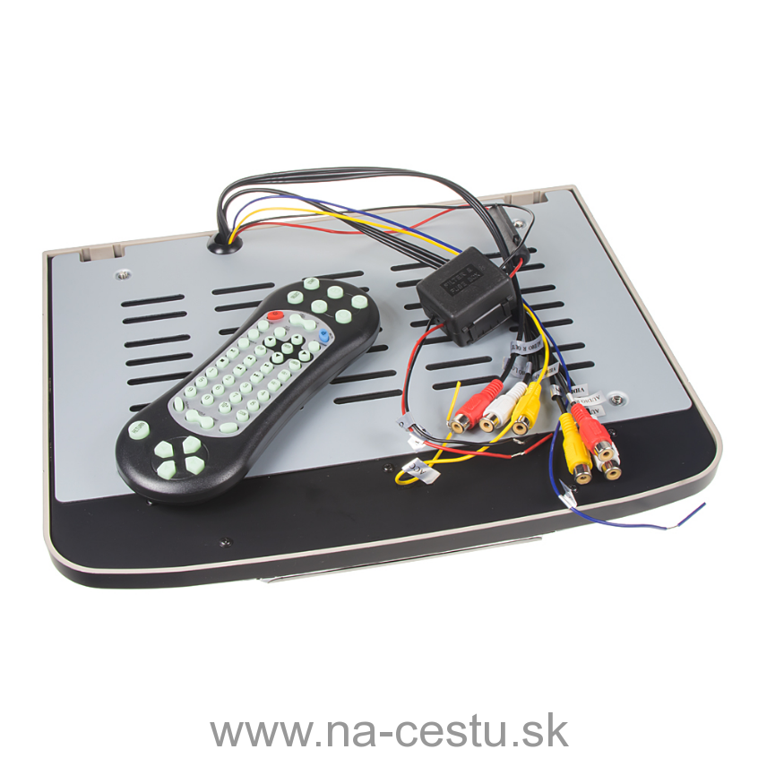 Stropný monitor 11,6 "čierny s DVD / SD / USB / IR / FM