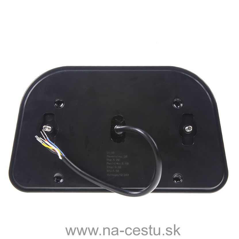 Združená LED lampa pravá zadná s trojuholníkom 12 / 24V