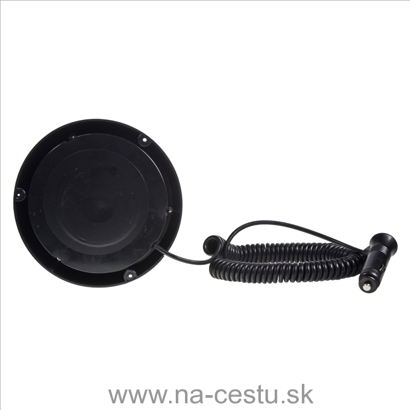 LED maják, 12-24V, modrý magnet, homologácia