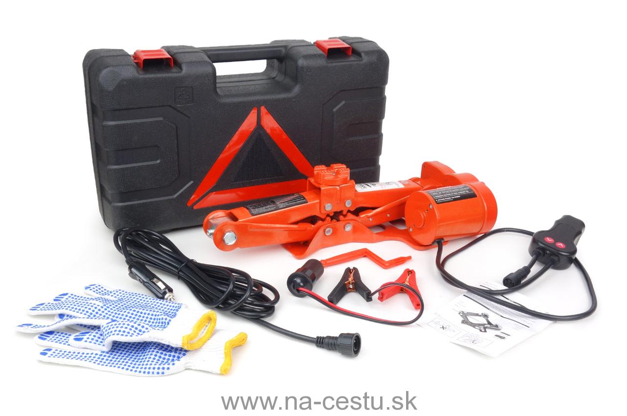 Elektrický trapézový zdvihák 3T 12V TUV