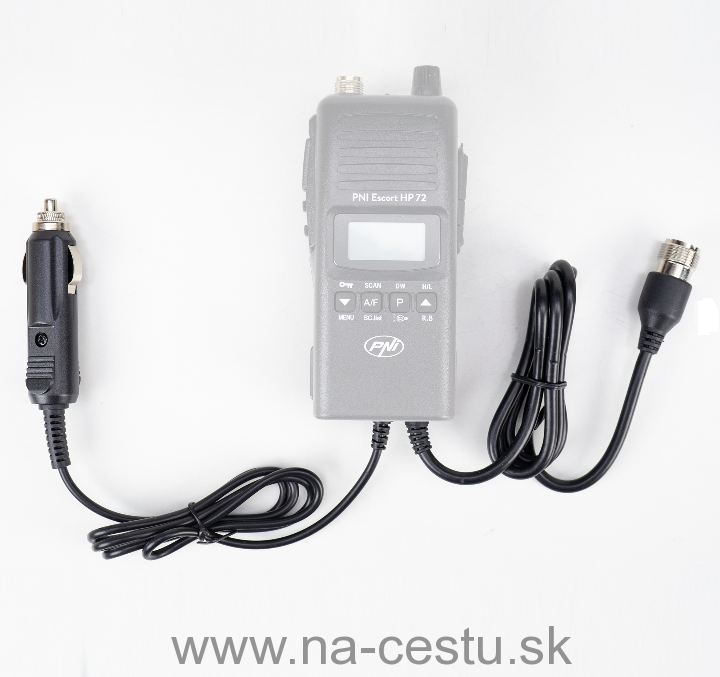PNI adaptér pre napájanie 12V-24V a vonkajšiu anténu pre prenosnú CB vysielačku PNI Escort HP 72