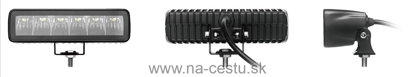 LED svetlo obdĺžnikové, 18W, ECE R10