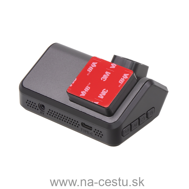 DUAL plochá 2K kamera s 3,5" LCD, GPS, WiFi, české menu