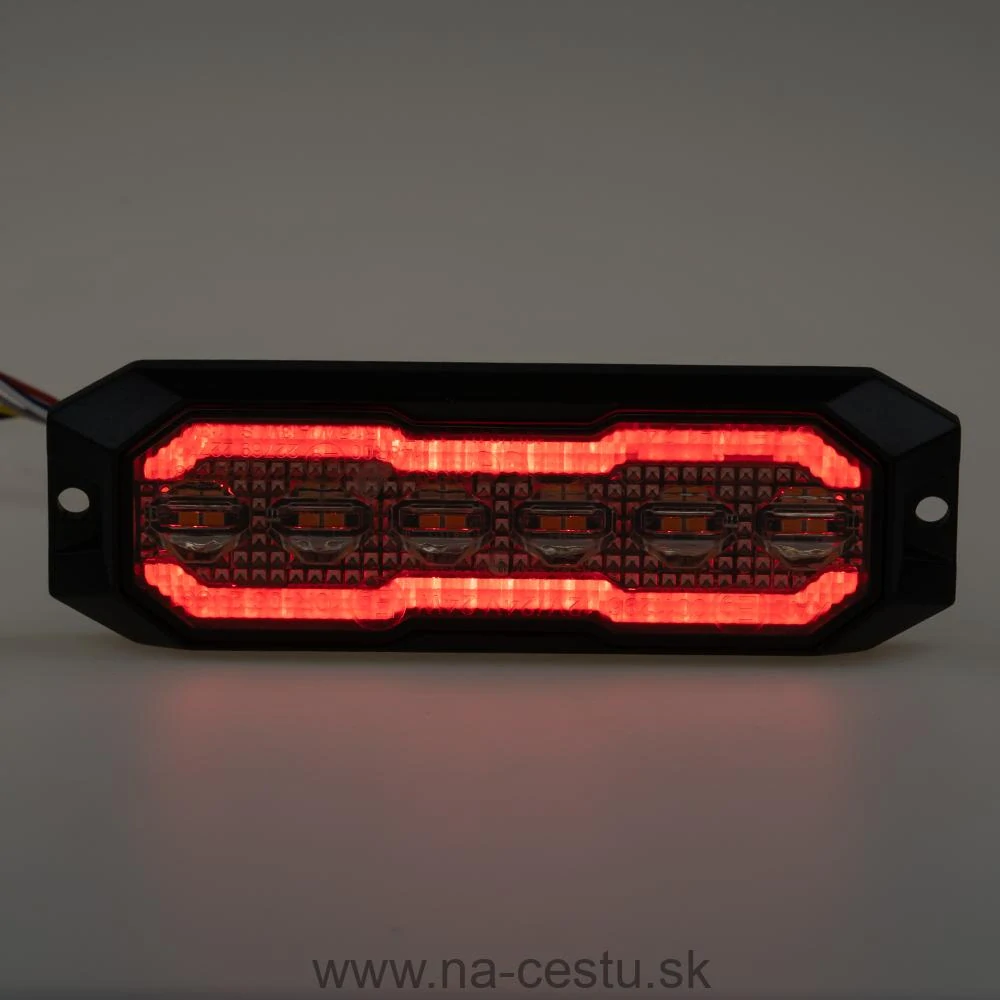 PROFI výstražné/zadné LED svetlo, oranžové + červené, 12-24V, ECE R65