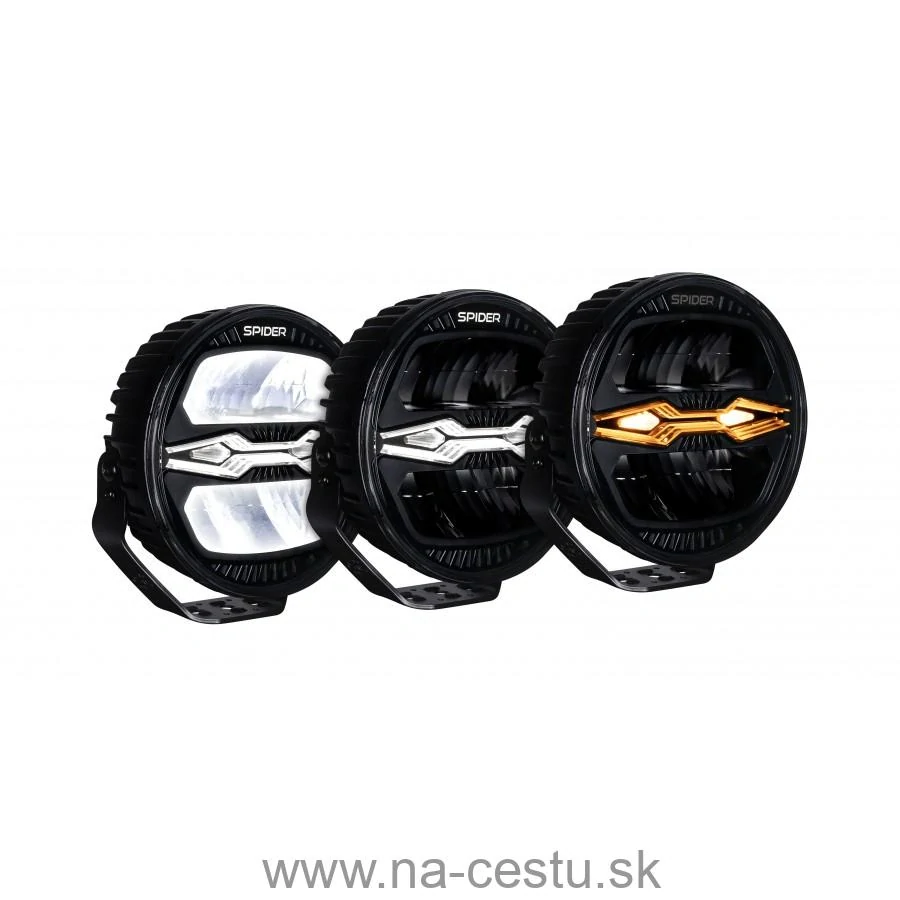 Okrúhle diaľkové LED svetlo X-SPIDER NINJA