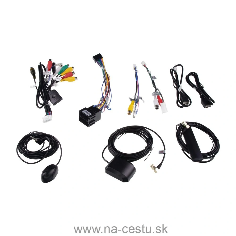1DIN autorádio s 10" LCD, OS Android, WI-FI, GPS, CarPlay, Bluetooth, 2x USB, 4G
