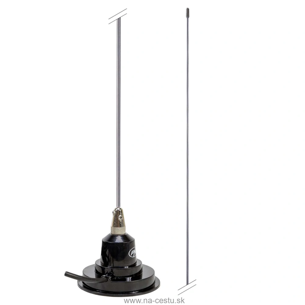 Anténa PNI VHF300 pre taxi, 134 - 174 MHz, 136 cm, s magnetickou základňou