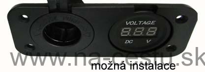 Voltmeter do auta 6-30V