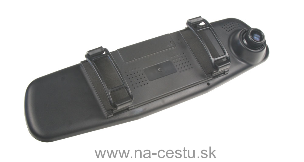 2 kanálová FULL HD kamera integrovaná v zrkadle s 4,3 "LCD, české menu