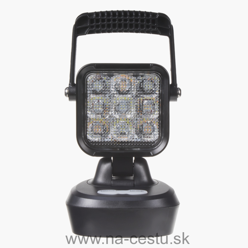 AKU pracovné LED svetlo - biela / oranžová