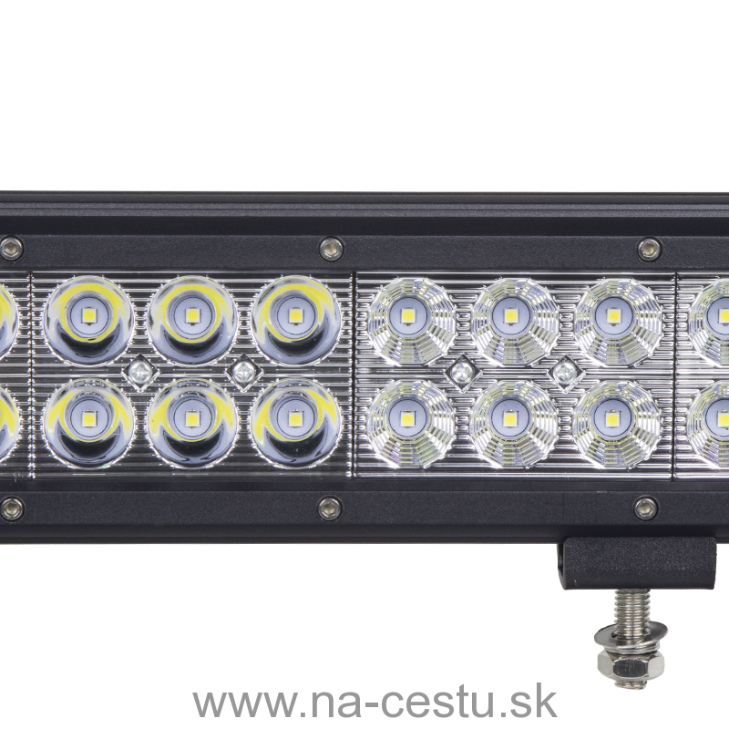 LED svetlo 10-30V, 42x3W, rozptýlený + bodový lúč, 505x80x65mm