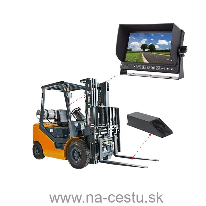 SET bezdrôtový kamerový systém s monitorom 7" AHD, DVR, pre vysokozdvižné vozíky