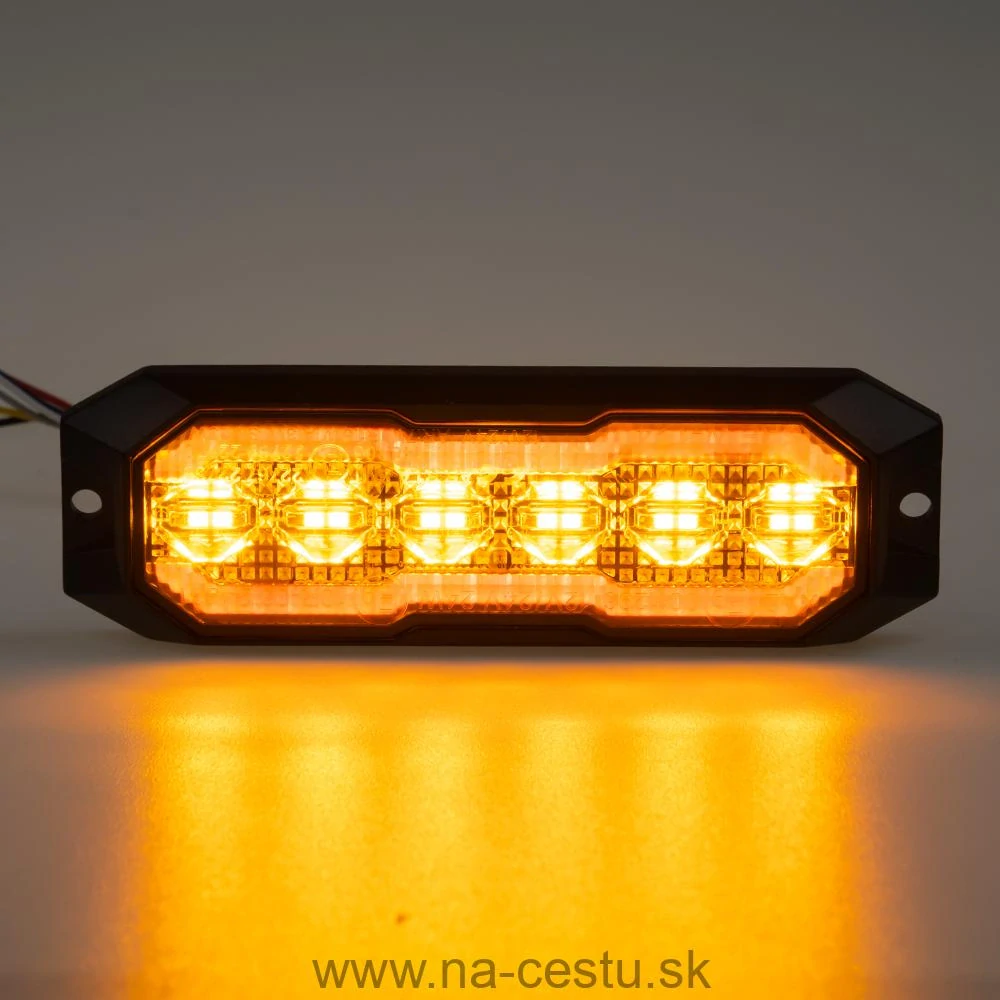 PROFI výstražné/zadné LED svetlo, oranžové + červené, 12-24V, ECE R65