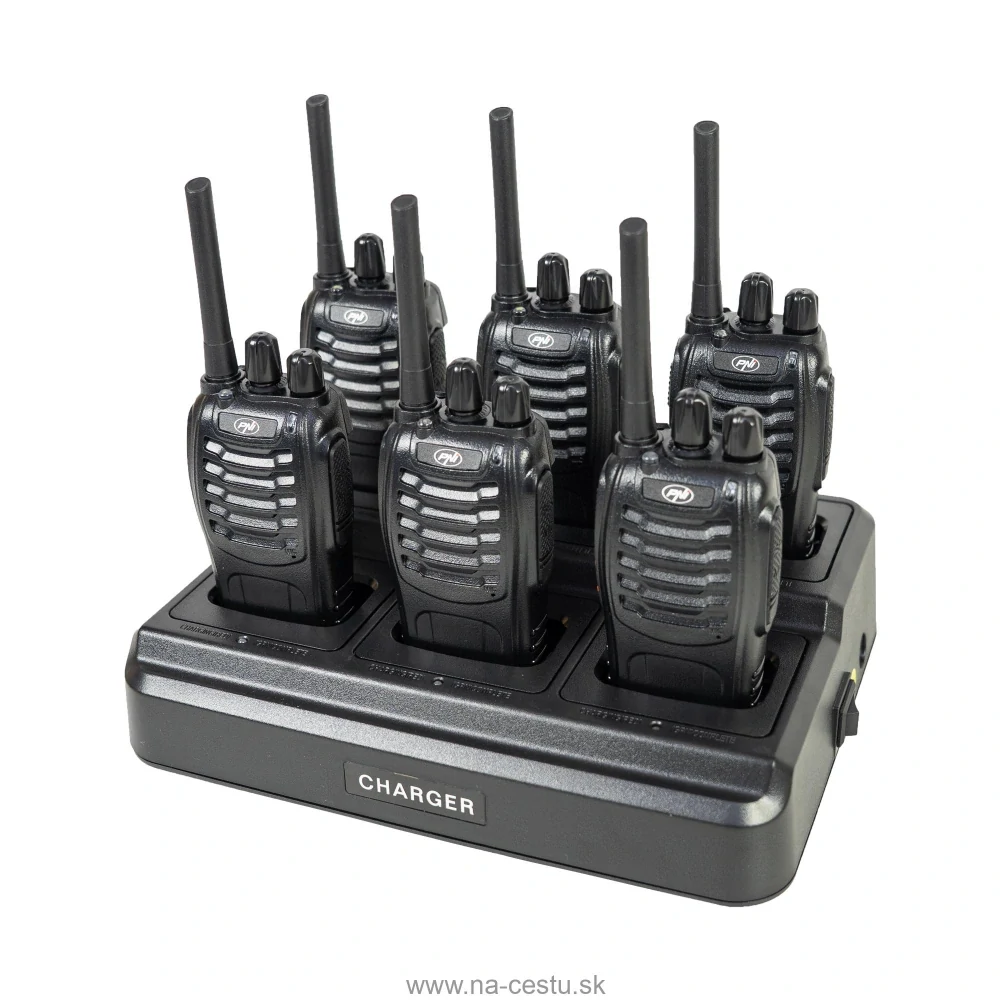 Multinabíjačka PNI WCR406 na súčasné nabíjanie 6 rádiostaníc PNI PMR R40 PRO
