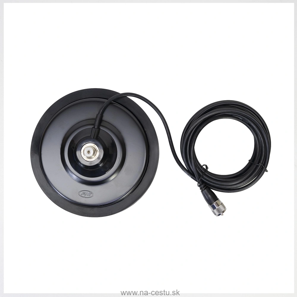 Magnetická základňa PNI 170/PL 170 mm, tenká, obsahuje 4 m kábel a zástrčku PL259