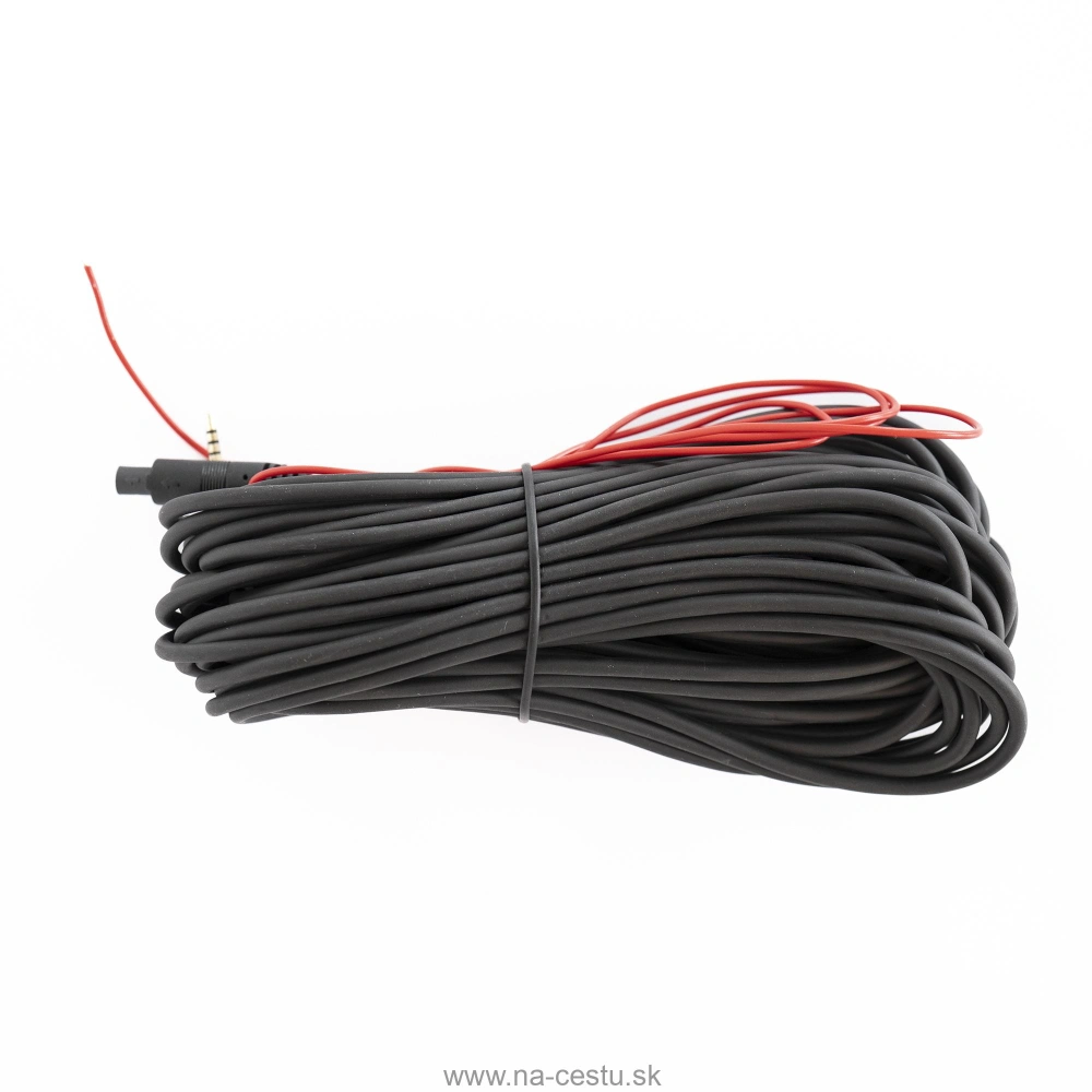 Predlžovací kábel PNI, 15 m dlhý, pre cúvacie kamery, 4 piny, 2,5 mm jack