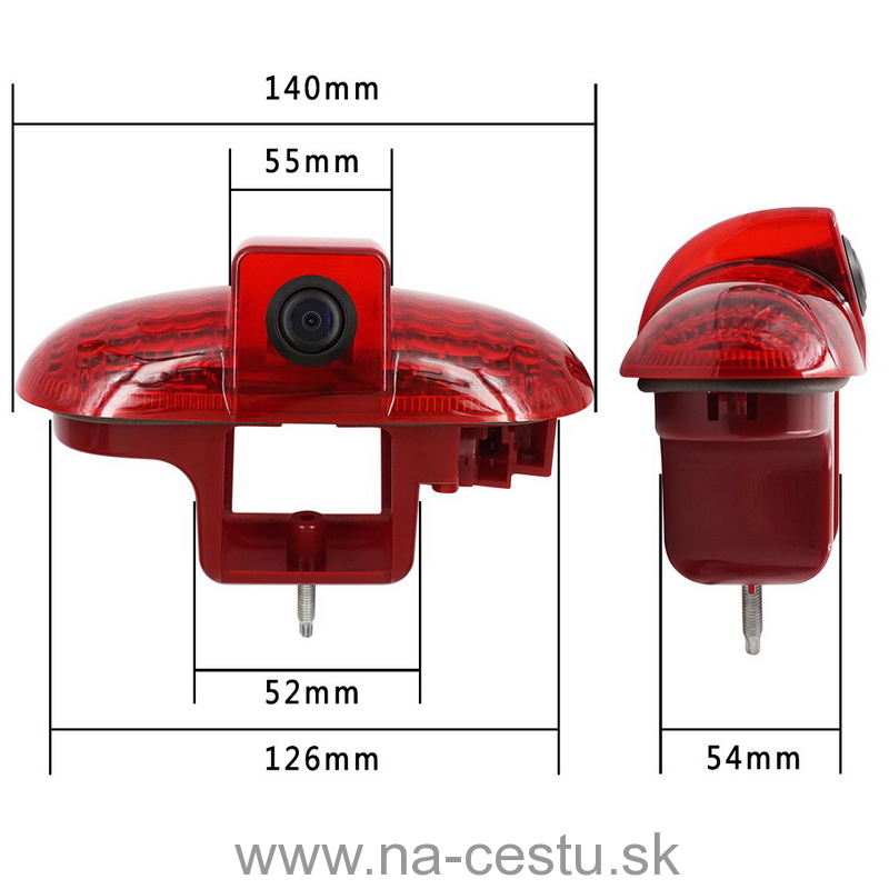 Kamera 4PIN CCD SONY PAL pre Opel Vivaro, Combo, Renault Trafic 2001-2014