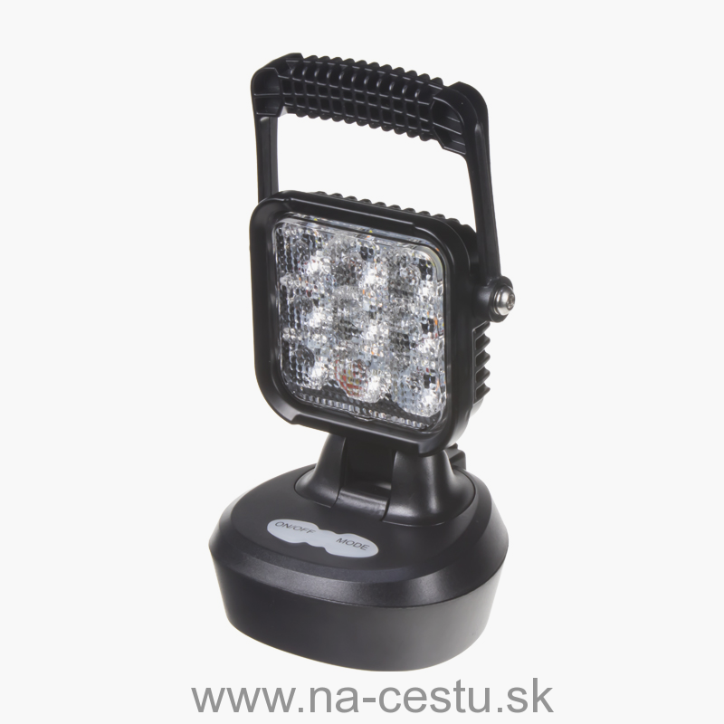 AKU pracovné LED svetlo - biela / oranžová
