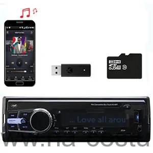 Rádio MP3 přehrávač Clementine Bus 8524BT 4x45w 12V / 24V 