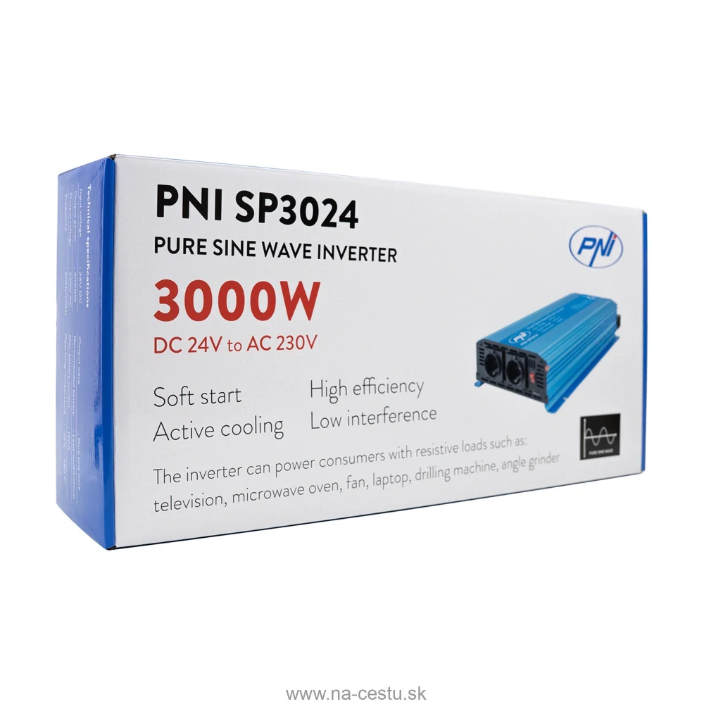 Menič napätia PNI SP3024 24V napájací zdroj 230V výstup 3000W 
