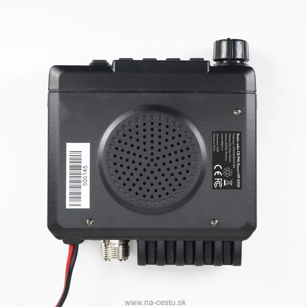 Rádiová stanica CB PNI Escort HP 6550 s nainštalovaným PNI ECH01