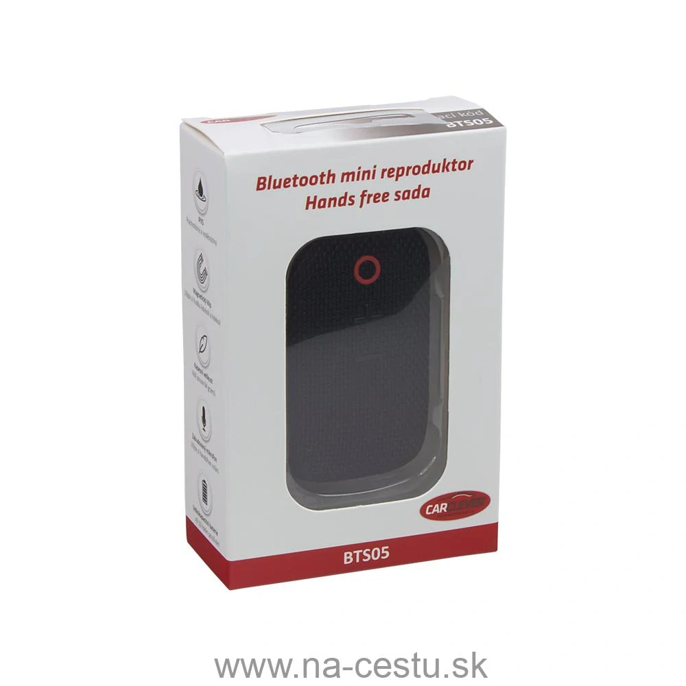 CARCLEVER Hands Free / Bluetooth mini reproduktor, vodeodolný, IPX5