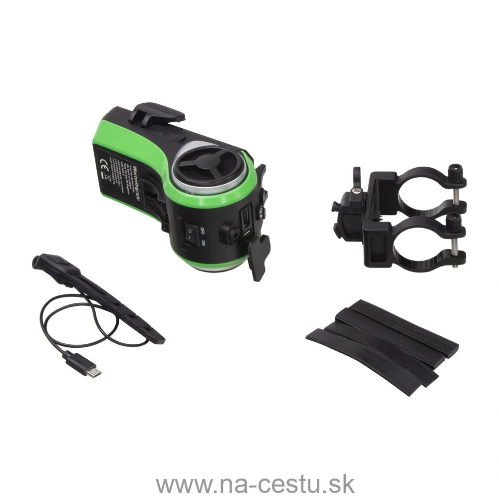 Multifunkčný držiak telefónu na bicykel so zvukovým systémom, BT, USB, SD, AUX