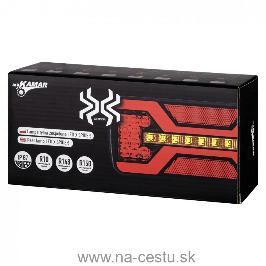 Zadné LED svetlo X-SPIDER NPL